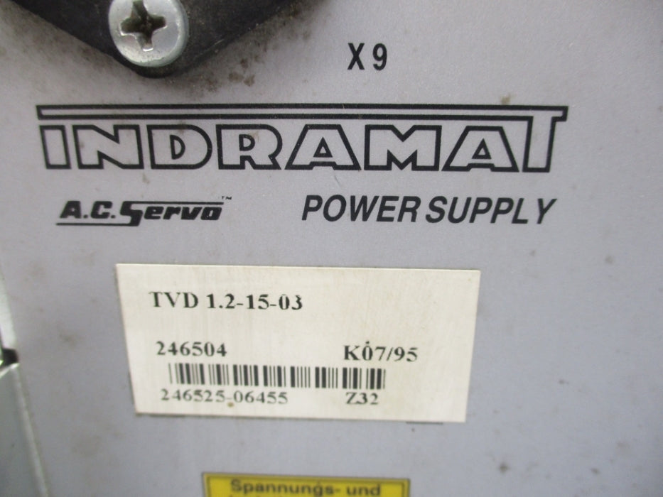 INDRAMAT TVD1.2-15-03 (AS PICTURED 1) UNMP