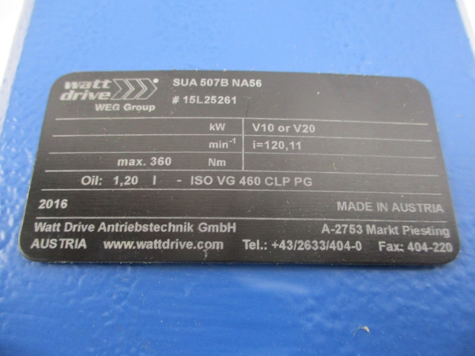 WATT DRIVE SUA507BNA56 15L25261 NSNP