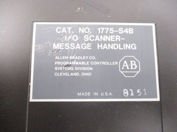 ALLEN BRADLEY 1775-S4B UNMP