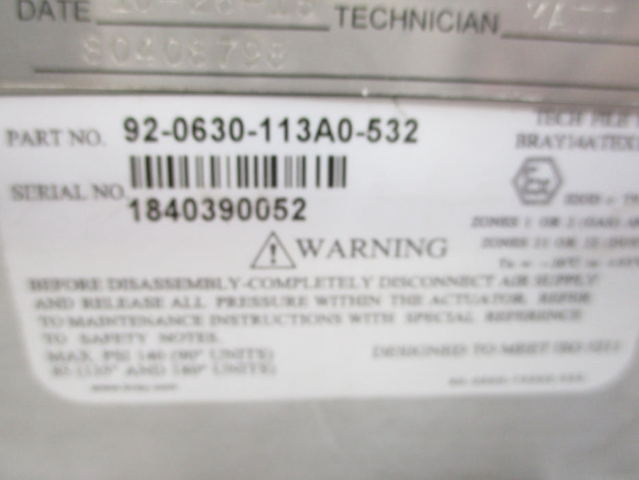 FLOW-TEK 92-0630-113A0-532 (AS PICTURED) NSNP