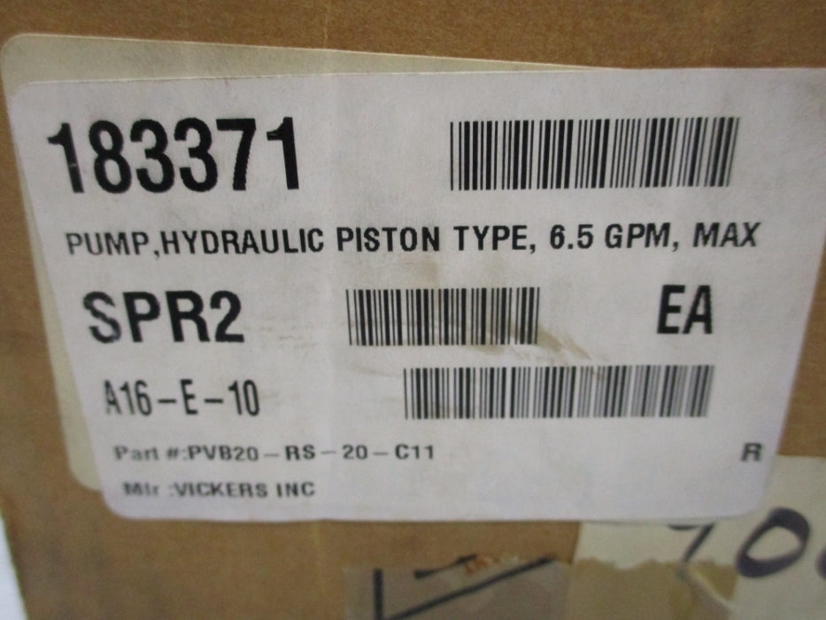 VICKERS PVB20RSC11 362030 NSMP
