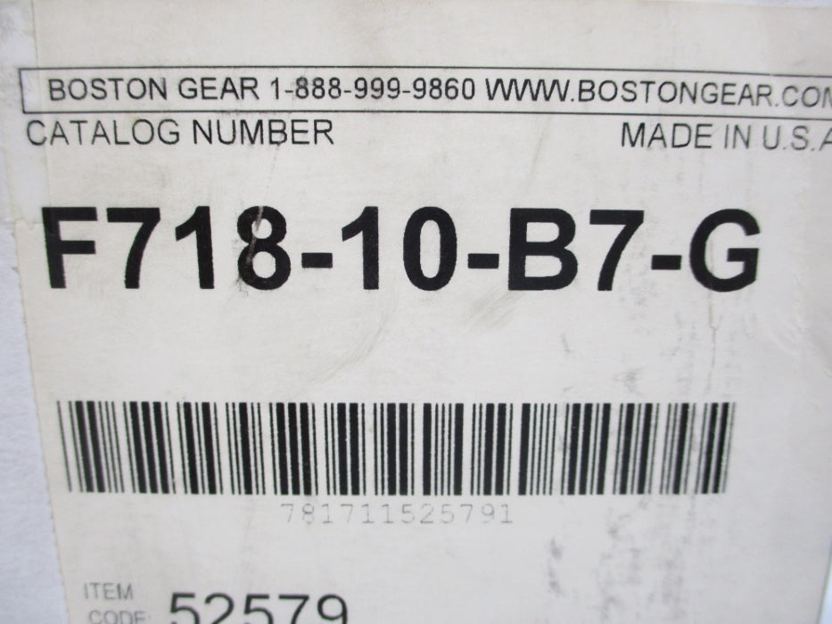 BOSTON GEAR F718-10-B7-G NSMP