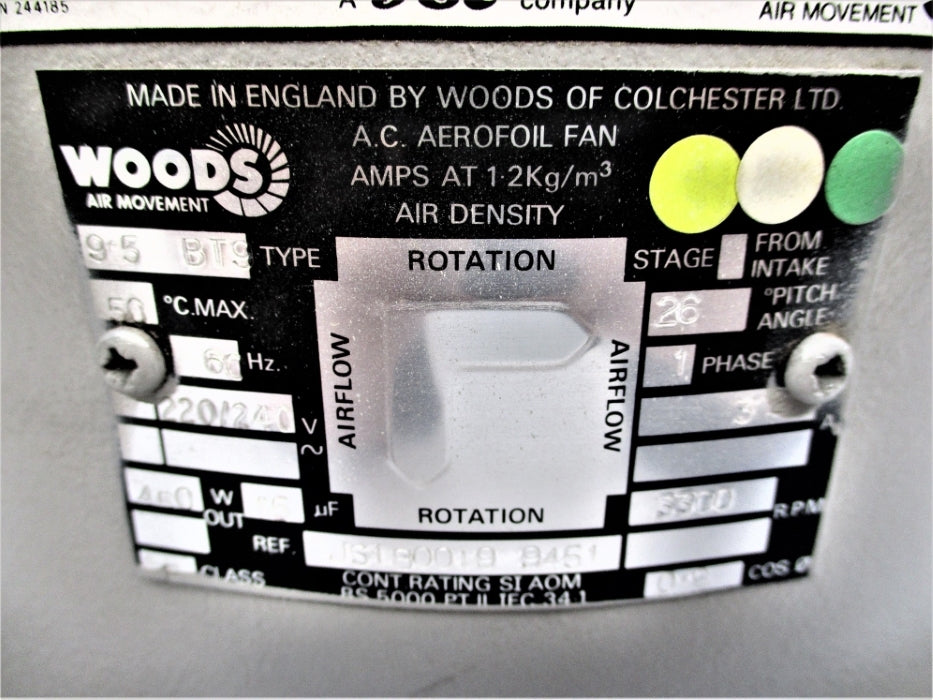 FLAKT WOODS JS180019 UNMP