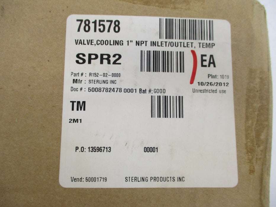 STERLING R152-02-0000 NSFS