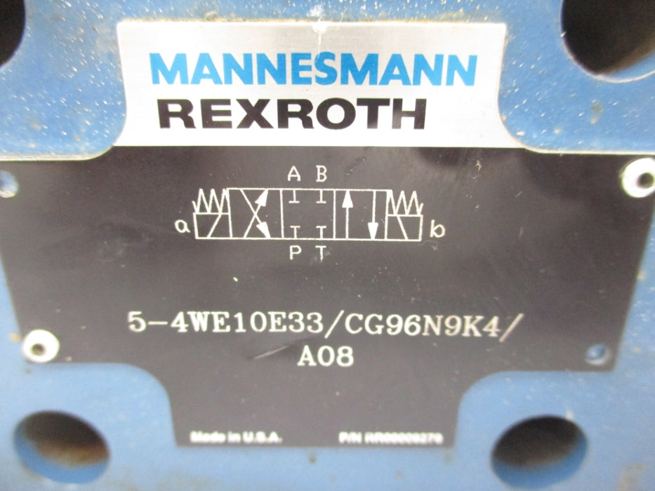 REXROTH 4WE10E33/CG96N9K4/A08 96VDC NSNP
