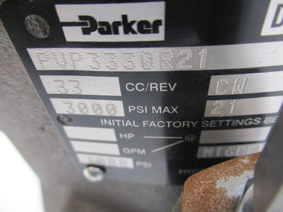 PARKER PVP3330R21 3000PSI NSNP