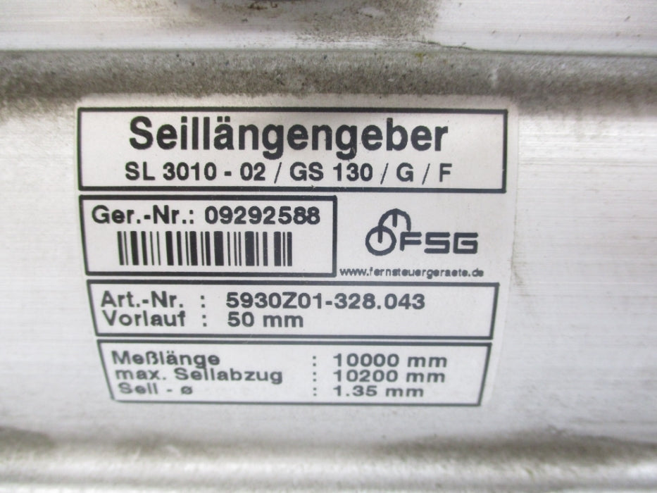 SEILLANGENGEBER SL3010-02/GS130/G/F 5930Z01-328.043 UNMP