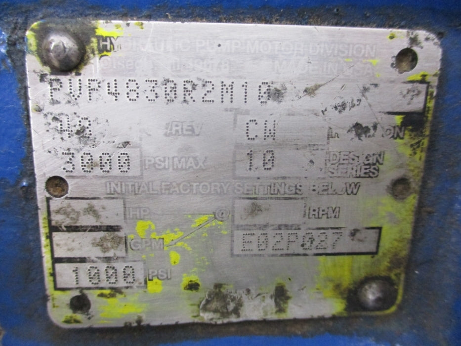 PARKER PVP4830R2M10 UNMP