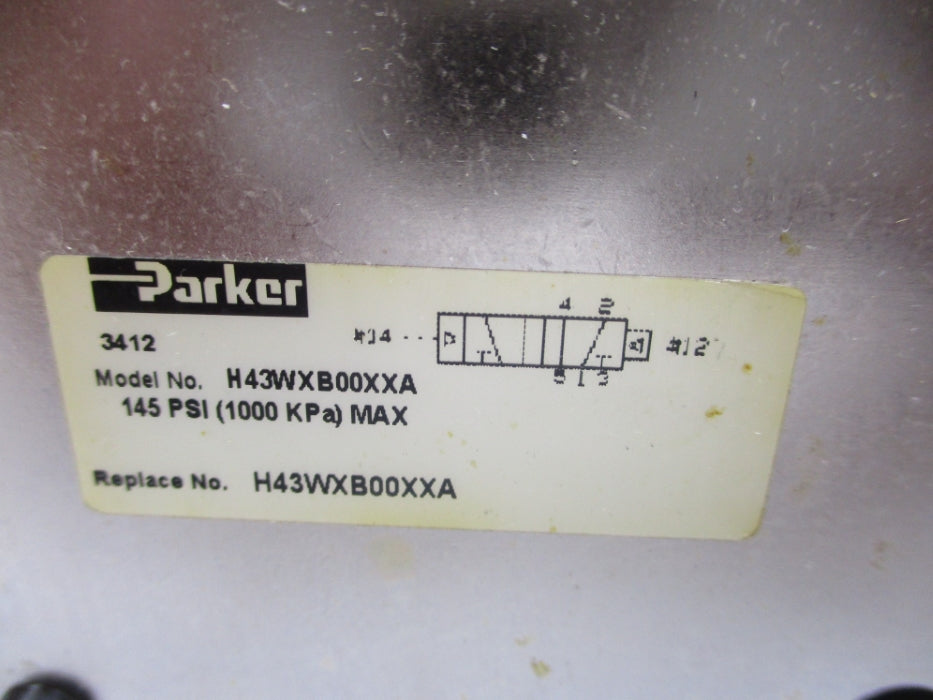 PARKER H43WXB00XXA 145PSI NSNP