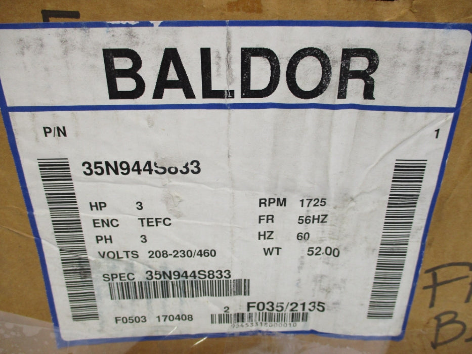 BALDOR 35N944S833 NSMP