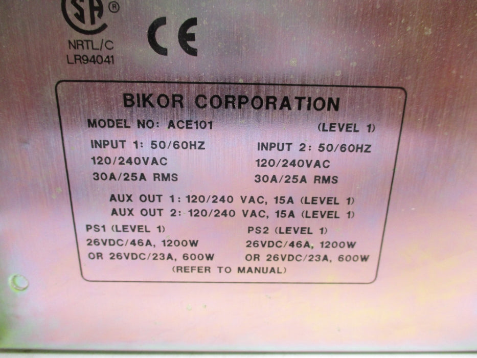 BIKOR ACE101 (AS PICTURED) NSNP