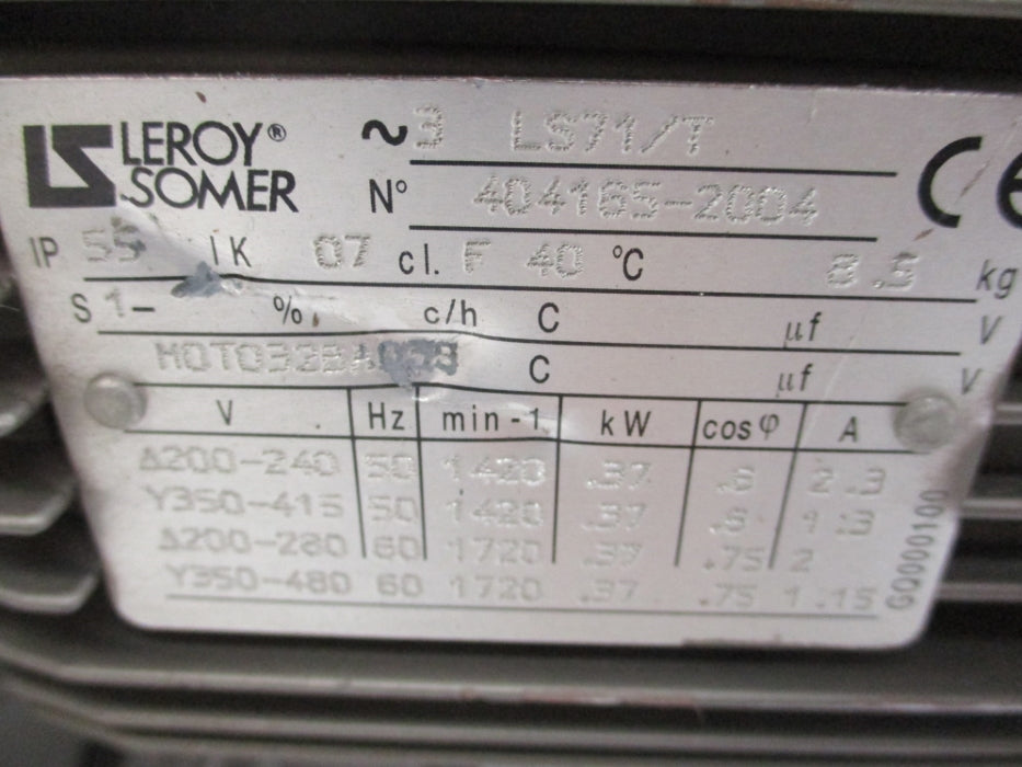 LEROY SOMER MB2201B05 UNMP