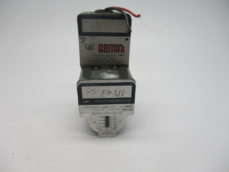UNITED ELECTRIC H60 9876 UNMP