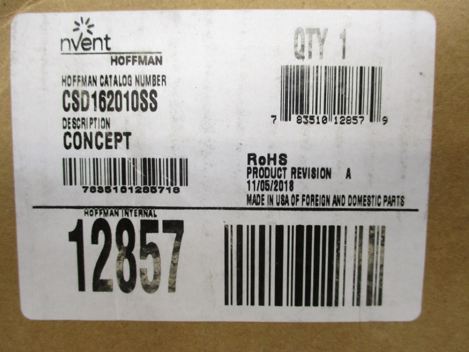 HOFFMAN CSD162010SS NSMP