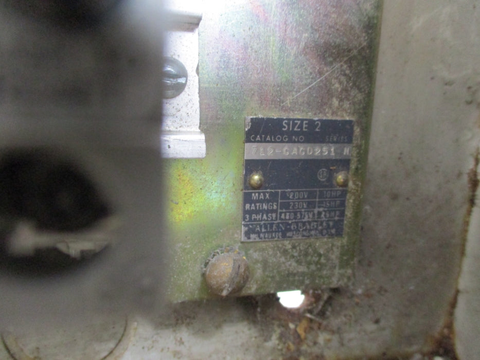 INDUSTRIAL SPARE PART 712-CACD251 SER. N UNMP