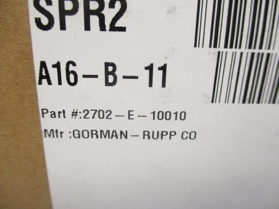 GORMAN-RUPP 2702-E-10010 NSMP