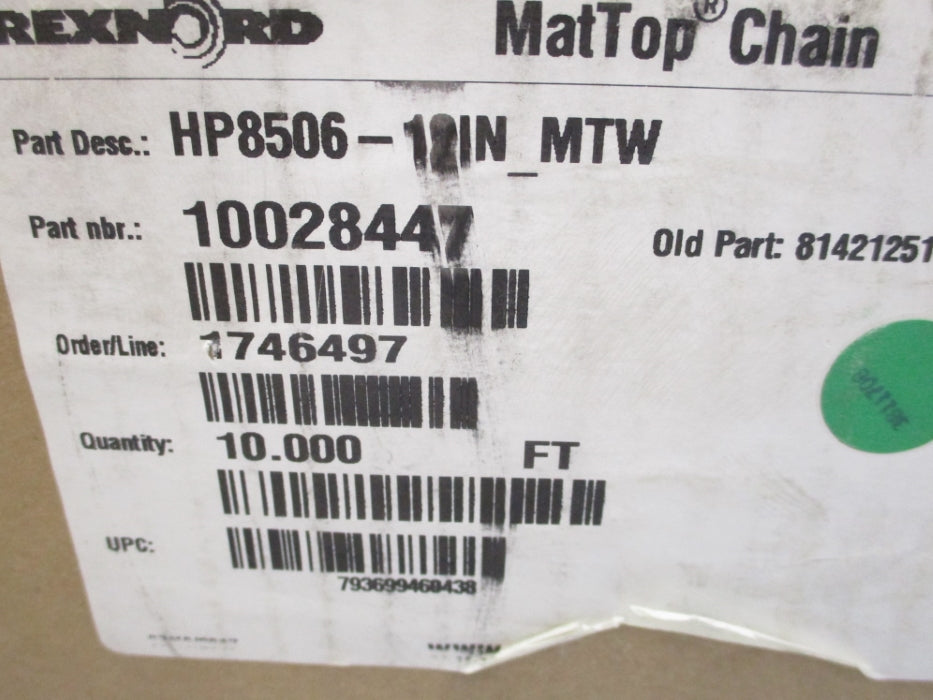 REXNORD HP8506-12IN_MTW 81421251 NSMP