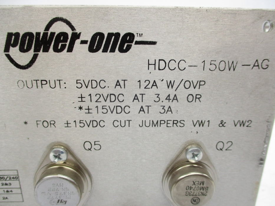 POWER ONE HDCC-150W-AG (AS PICTURED) NSNP