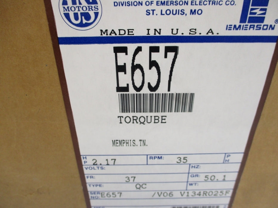 US MOTORS QC37 E657 NSMP