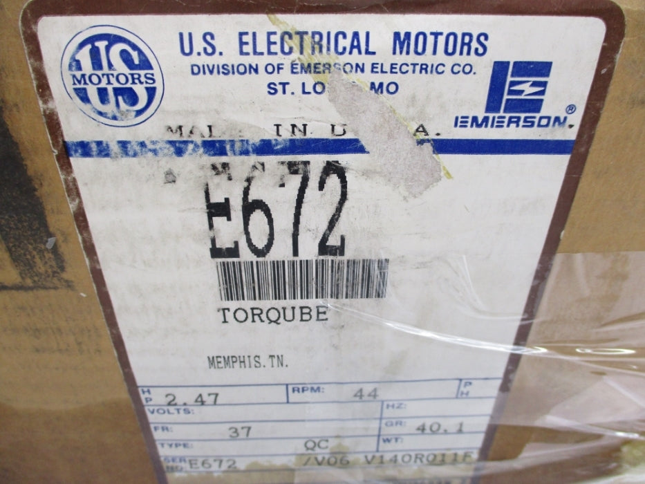 US MOTORS QC37 E672 NSMP