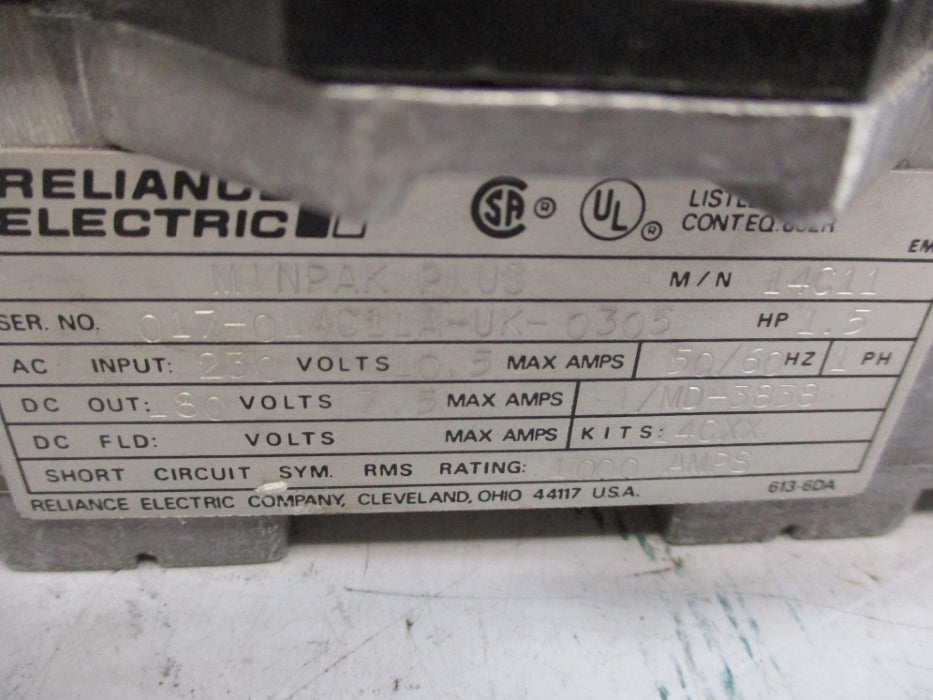 RELIANCE ELECTRIC 14C11 NSNP