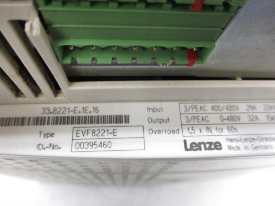 LENZE EVF8221-E (AS PICTURED) UNMP