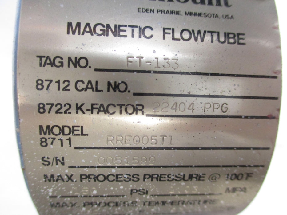 ROSEMOUNT 8711RRE005T1 150PSI UNMP