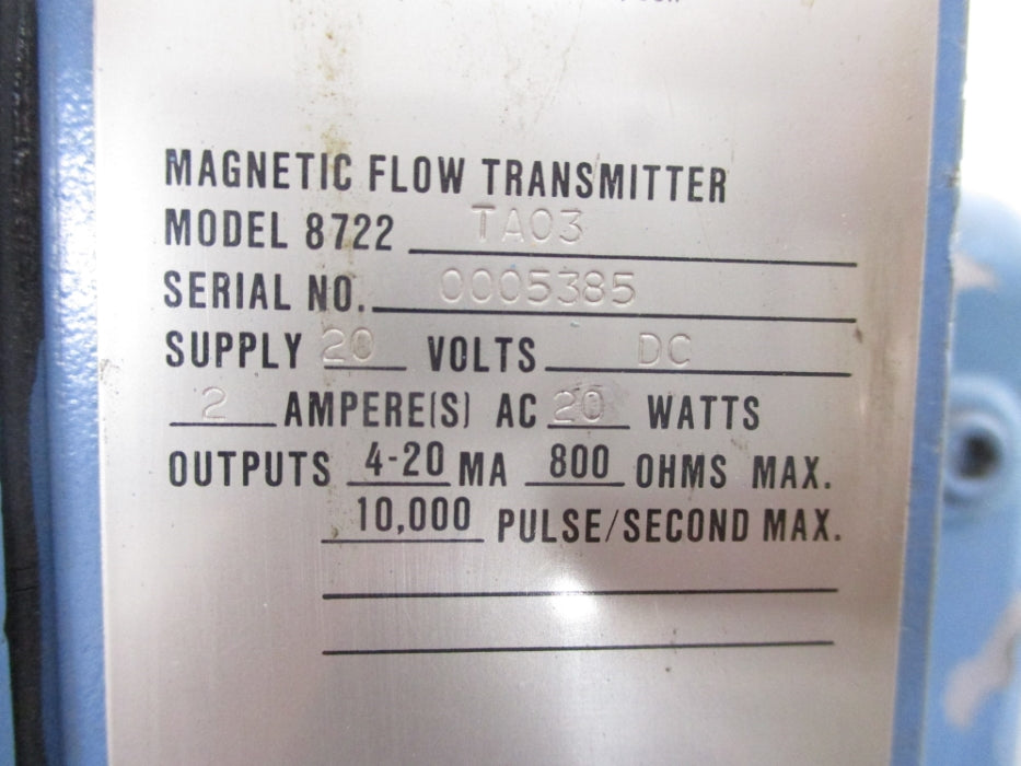 ROSEMOUNT 8711RRE005T1 150PSI UNMP
