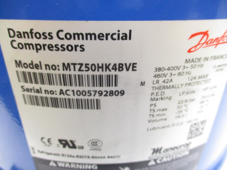 DANFOSS MTZ50HK4BVE NSNP