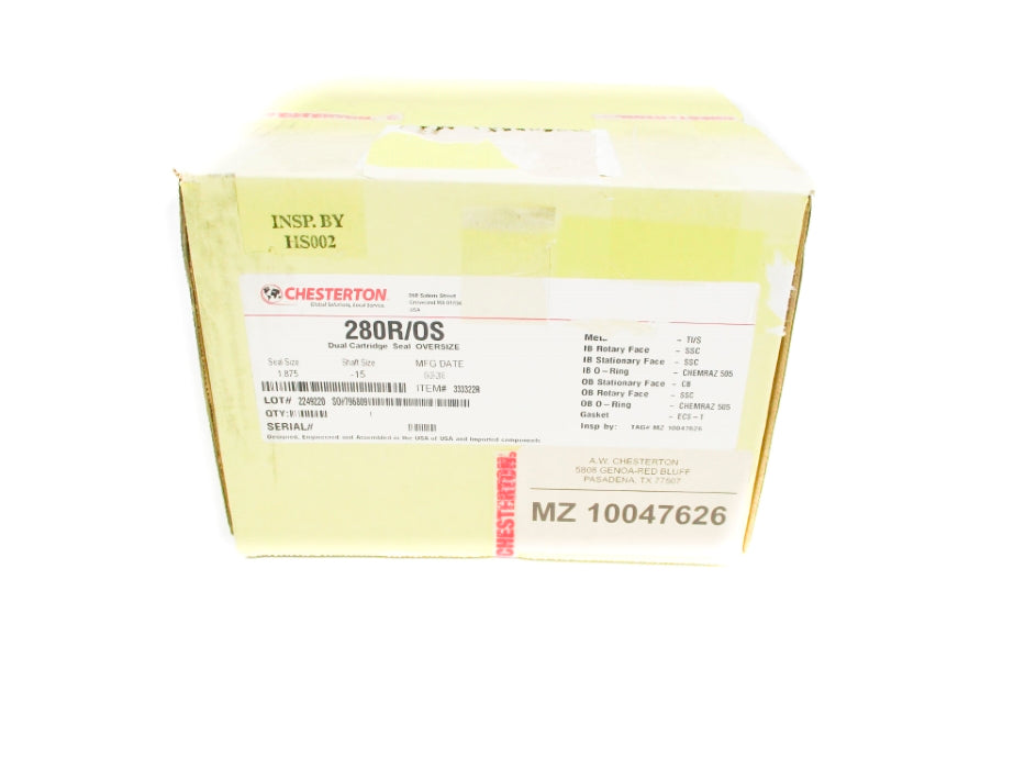 CHESTERTON 280R/OS-15 1.875 NSFS