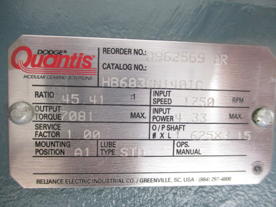 DODGE HB683CN140TC NSNP