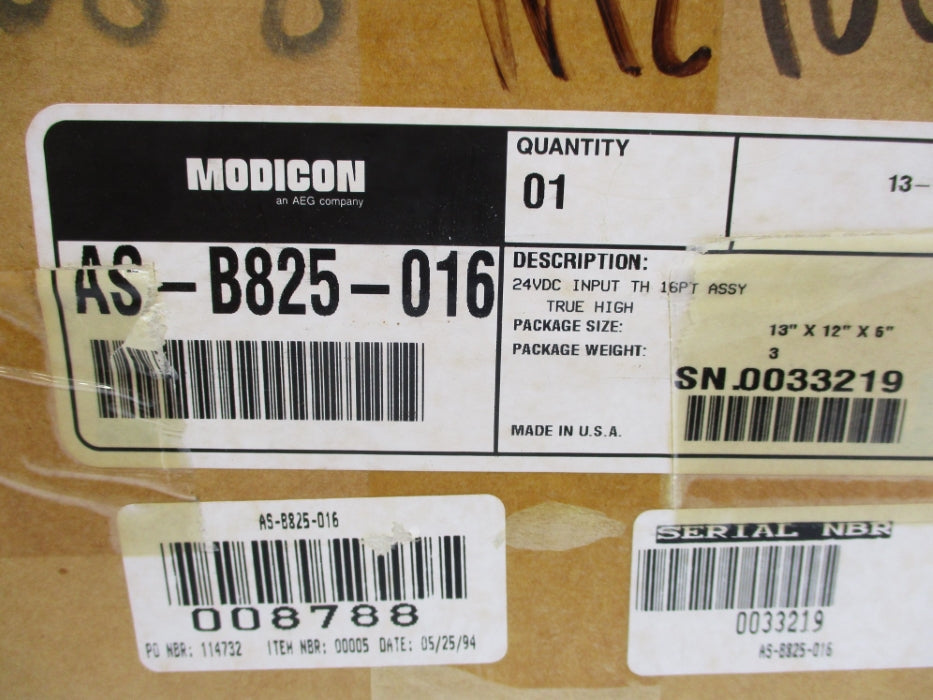 MODICON AS-B825-016 24VDC NSMP