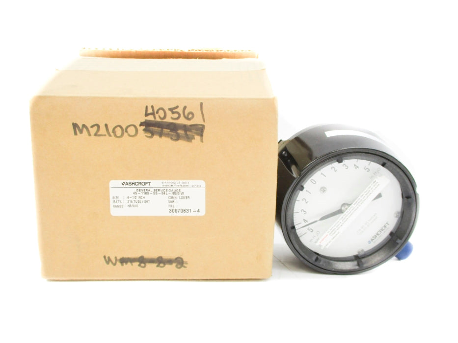 ASHCROFT 45-1188-SS-04L-N5/5IW 5-0-5H20 NSMP