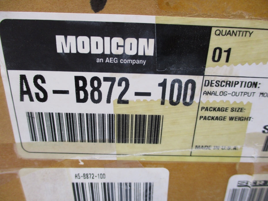 MODICON AS-B872-100 NSMP