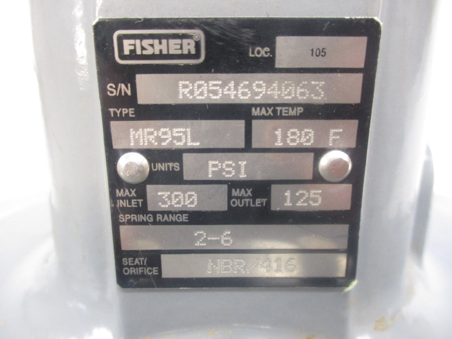 FISHER CONTROLS MR95L 300PSI UNMP