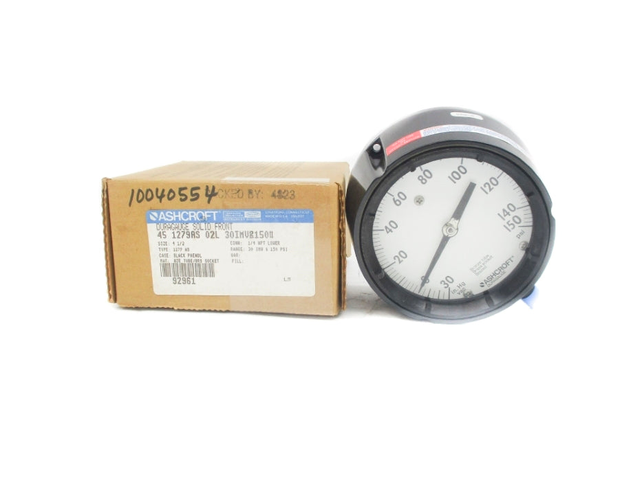 ASHCROFT 451279AS02L30IMV&150# 30-150PSI NSMP