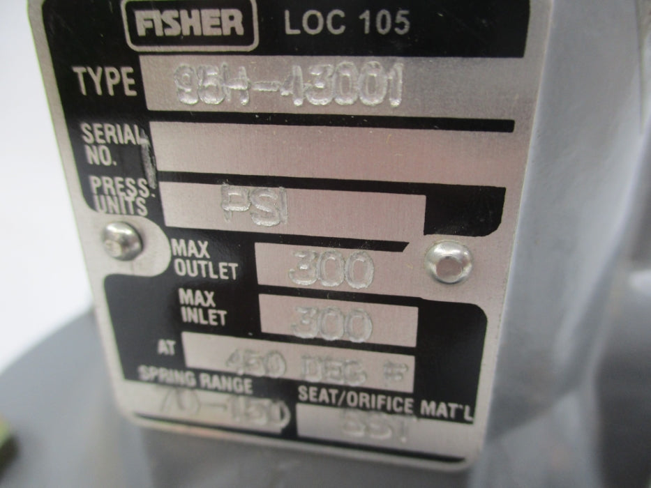 FISHER CONTROLS 95H-43001 300PSI NSNP