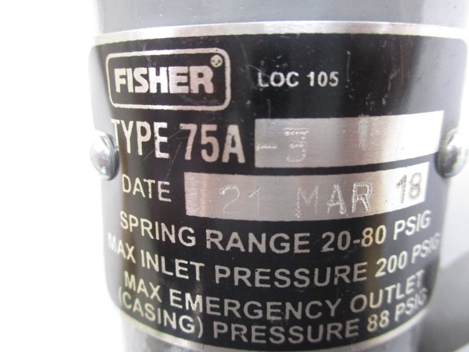 FISHER CONTROLS 75A-3 200PSI NSNP