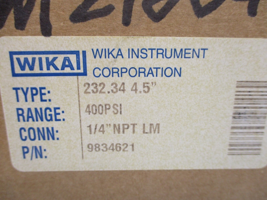 WIKA 9834621 232.344.5 0-400PSI NSMP