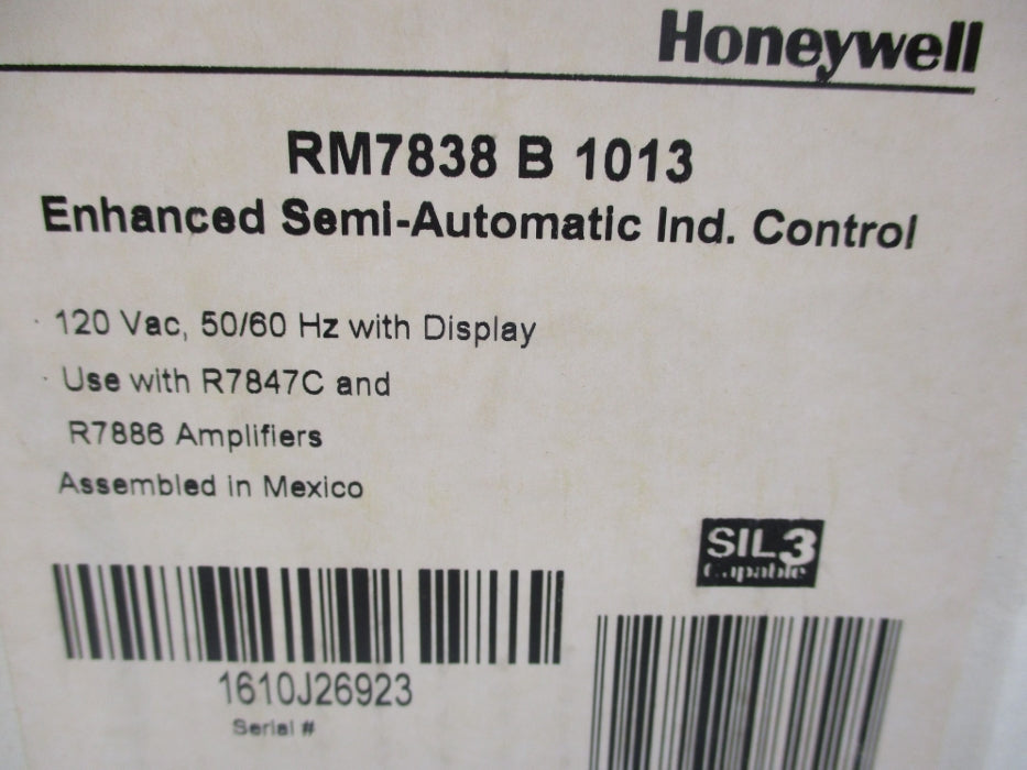 HONEYWELL RM7838B1013 120VAC NUPI