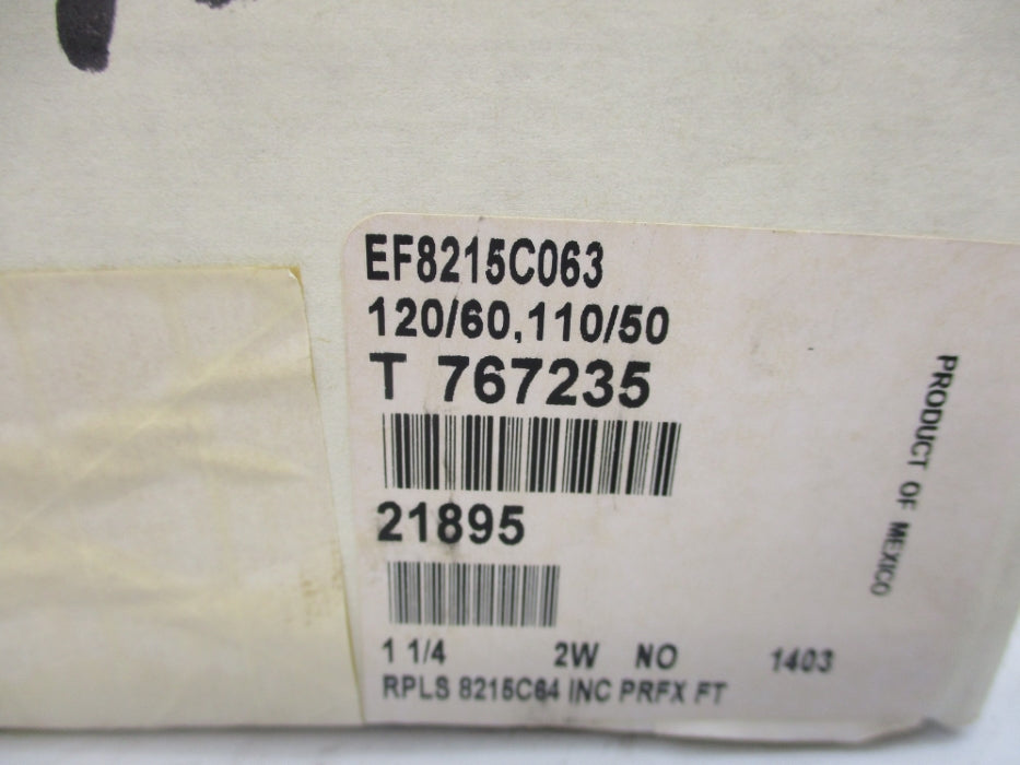 ASCO EF8215C063 110/120V NSMP