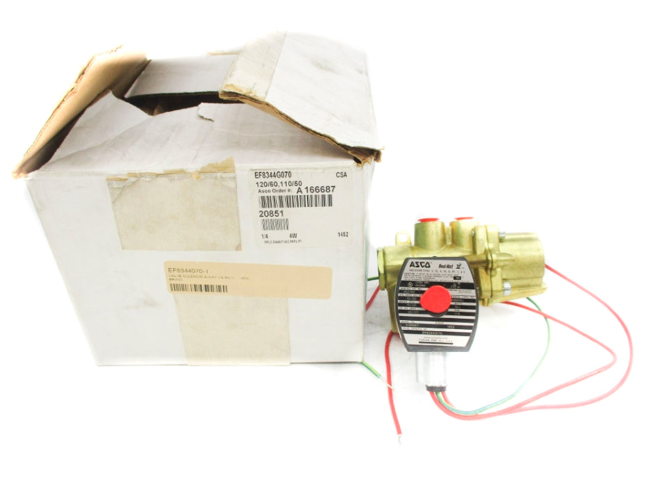 ASCO EF8344G070 110/120V 10-150PSI 1/4" NSMP