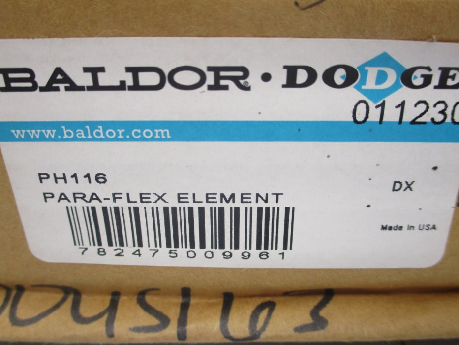 BALDOR DODGE PH116 011230 NSMP