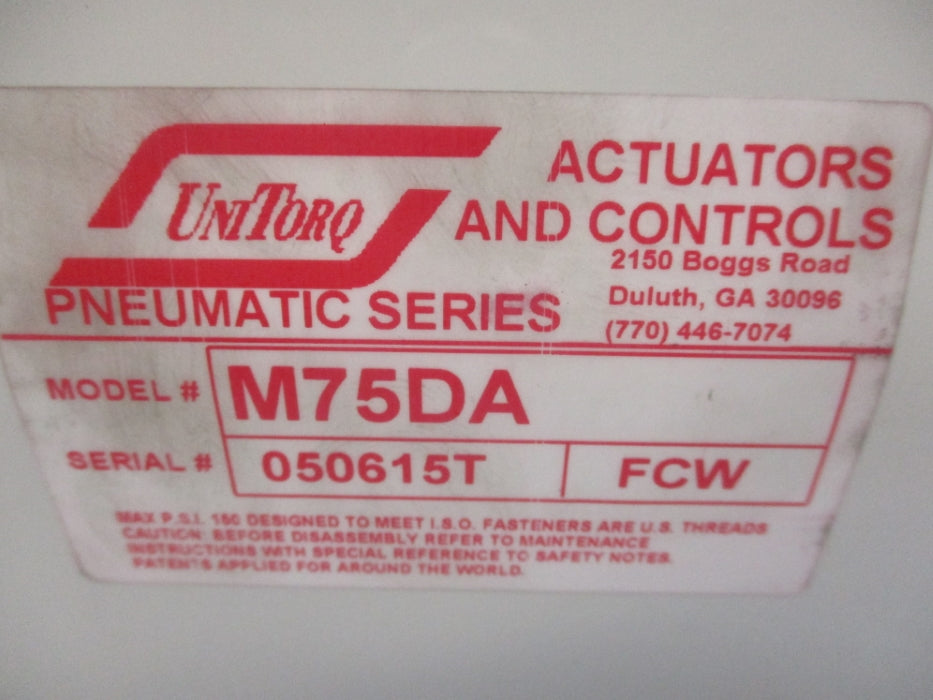 UNITORQ M75DA 150PSI UNMP