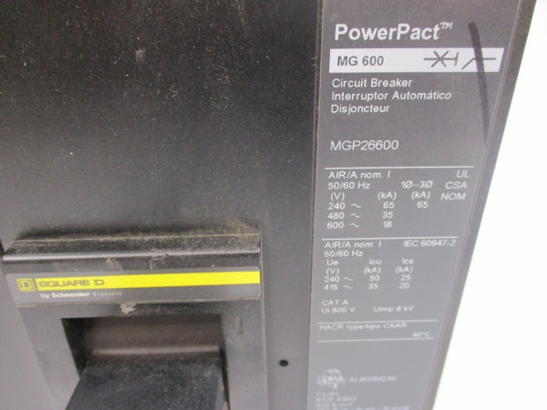 SQUARE D MGP26600 SER. 2 240V 600A NSNP