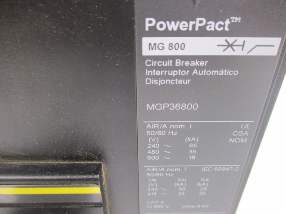 SQUARE D MGP36800 SER. 2 600V 800A NSNP