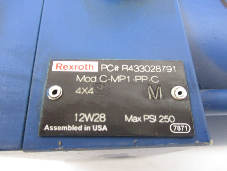 REXROTH R433028791 C-MP1-PP-C 250PSIG NSNP