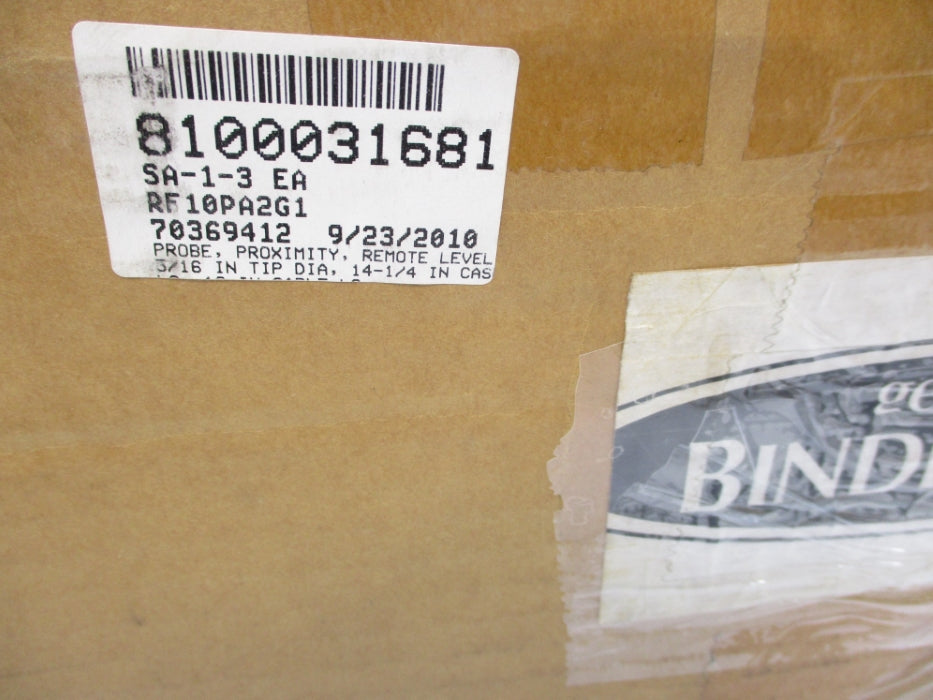 BINDICATOR RF10PA2G1 NSMP