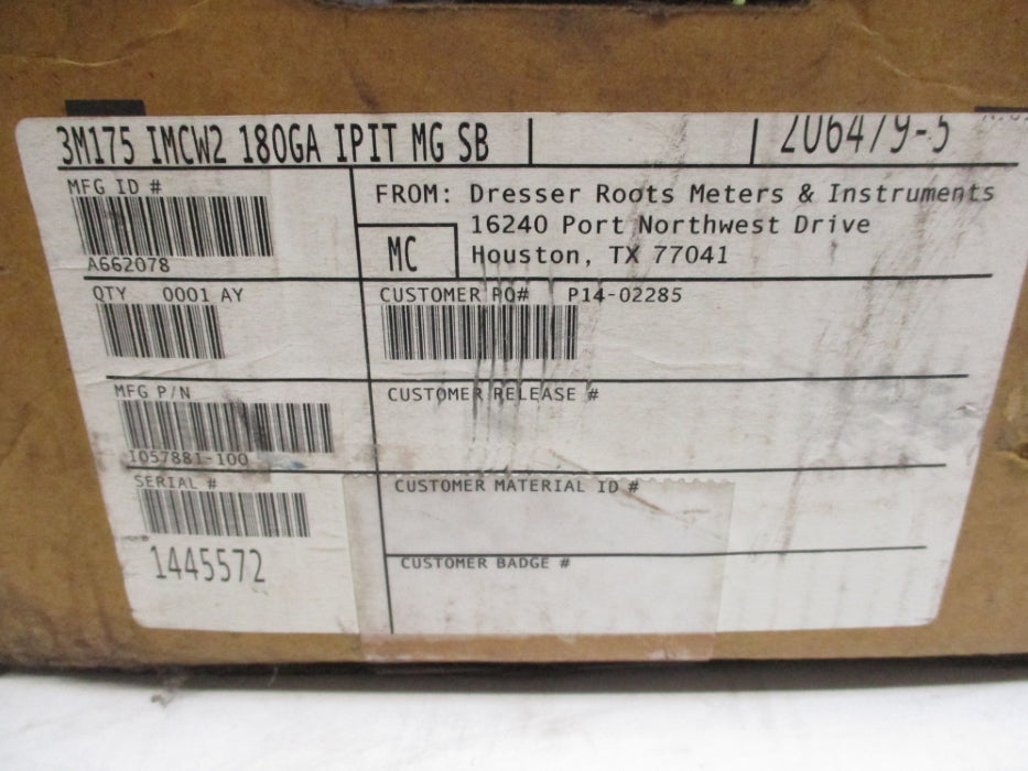 DRESSER ROOTS 3M175 175PSI NSMP