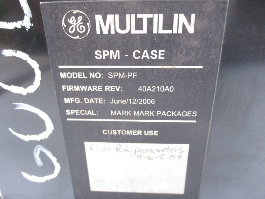 GENERAL ELECTRIC SPM-PF F/W 40A210A0 UNMP